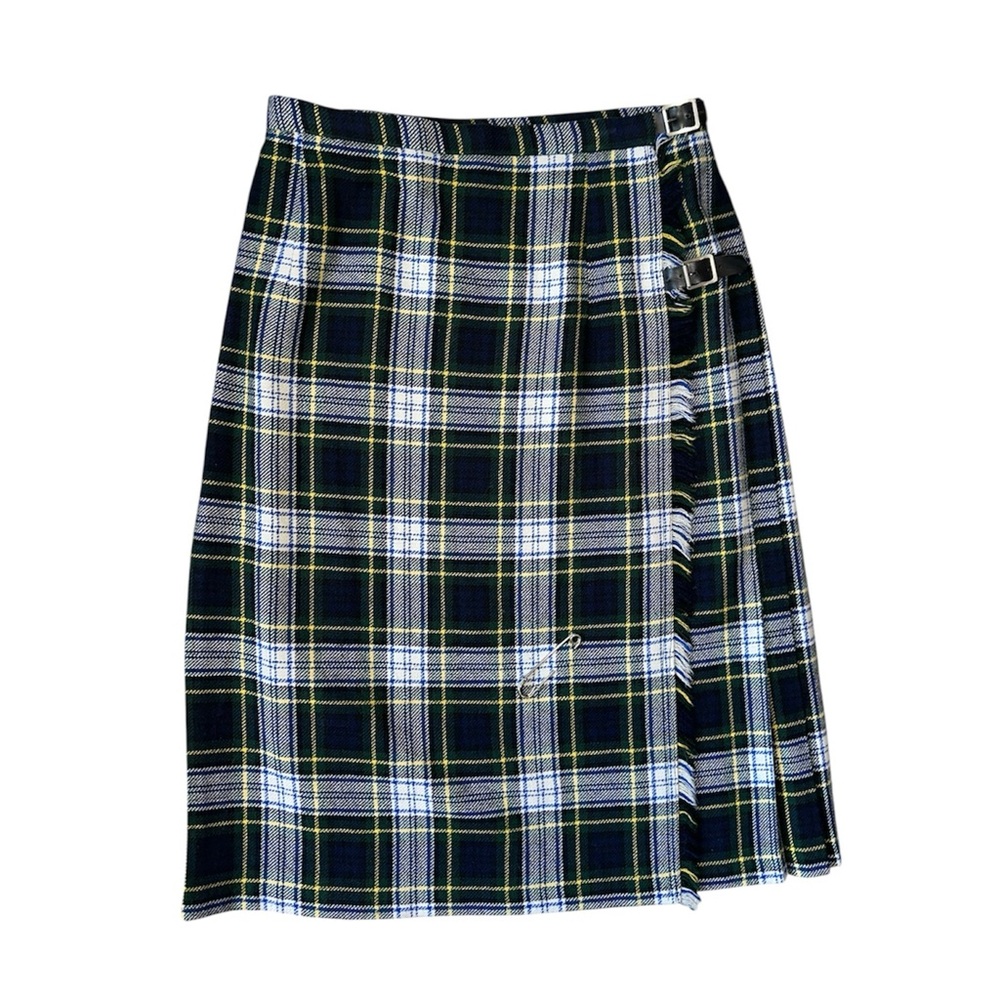Vintage CLANACRIC Plaid Women's Dress Gordon Tartan Kilt